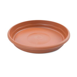 Plastiken Plateau pour pot rond Terra Marron Ø220mm