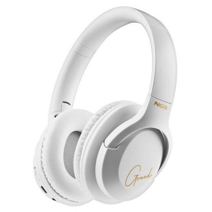 Casques Bluetooth avec Microphone NGS ARTICA GREED Blanc Noir