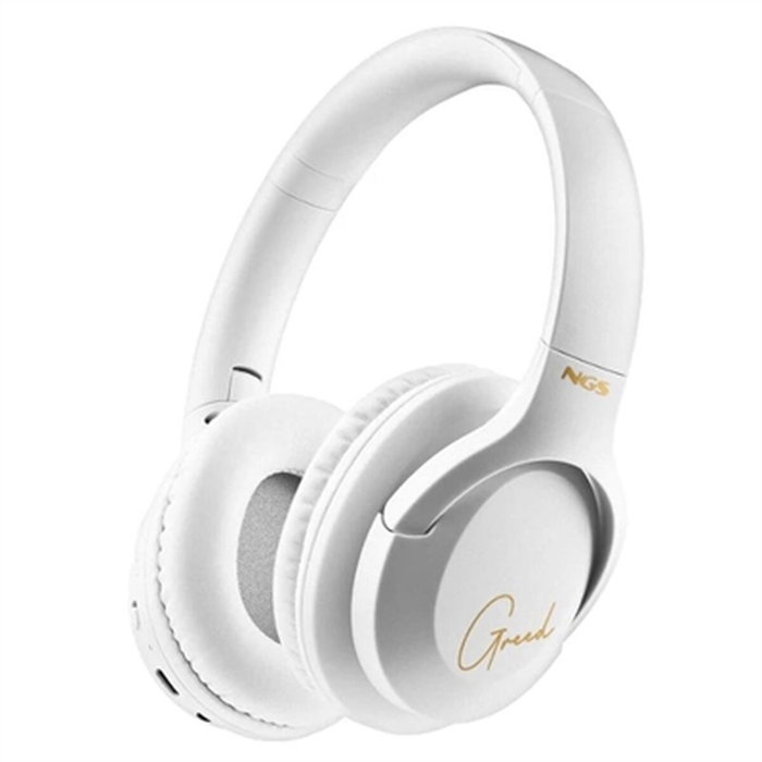Casques Bluetooth avec Microphone NGS ARTICA GREED Blanc Noir