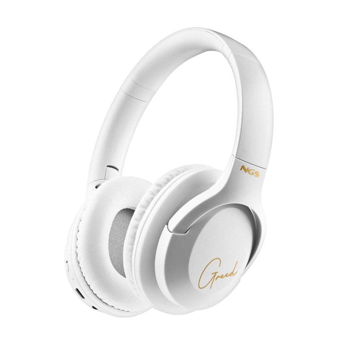 Casques Bluetooth avec Microphone NGS ARTICA GREED Blanc Noir