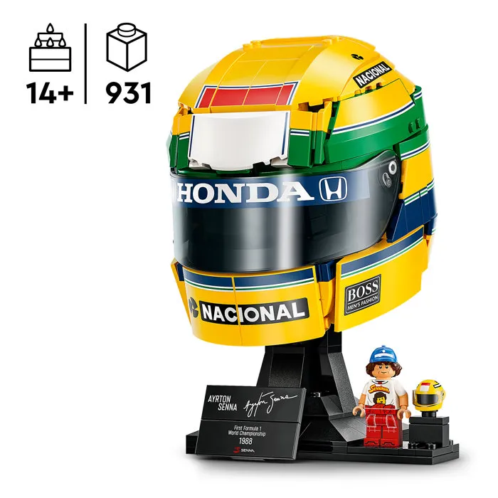 LEGO Casque d'Ayrton Senna - Maquette de Formule 1 LEGO Editions 43024