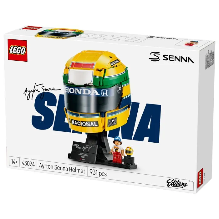 LEGO Casque d'Ayrton Senna - Maquette de Formule 1 LEGO Editions 43024