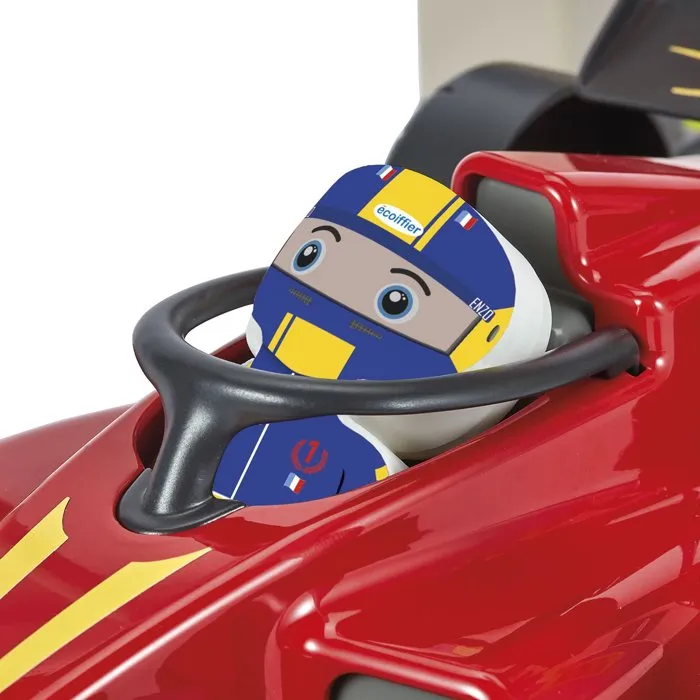 Ecoiffier Abrick 3360 - Stand d'arrêt Formule 1 avec voiture et personnages - Jeu de construction - 18 mois et plus