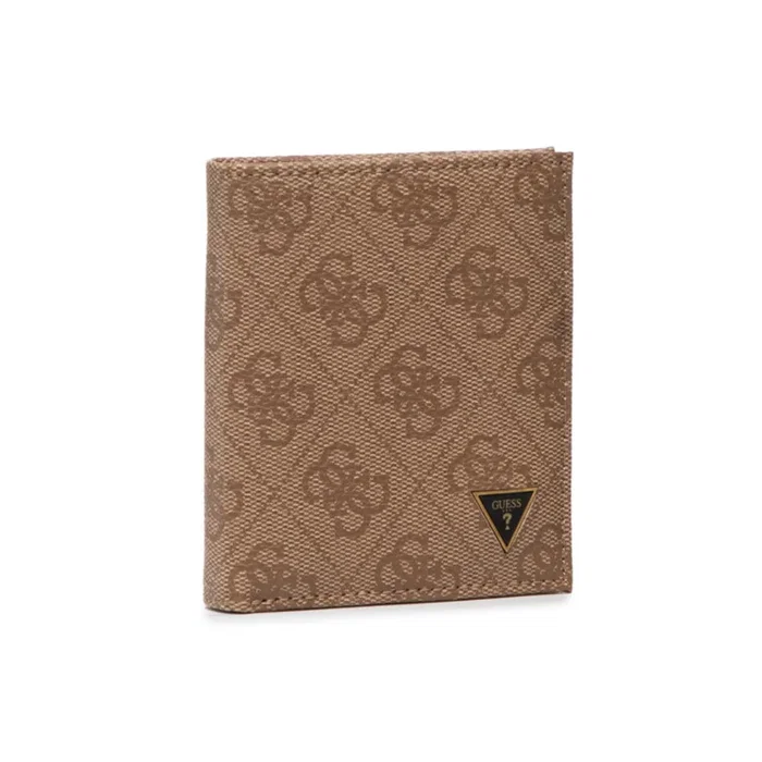 Guess Vezzola Petit portefeuille en textile Marron Guess Vezzola Petit portefeuille en textile Marron
