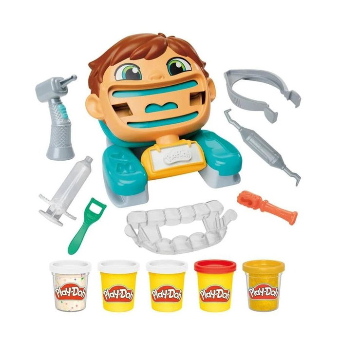 Hasbro Play-Doh Silly Smiles Dentist Set Dentiste Créatif 5 Pâtes 284g Jeu Enfant 3 Ans+