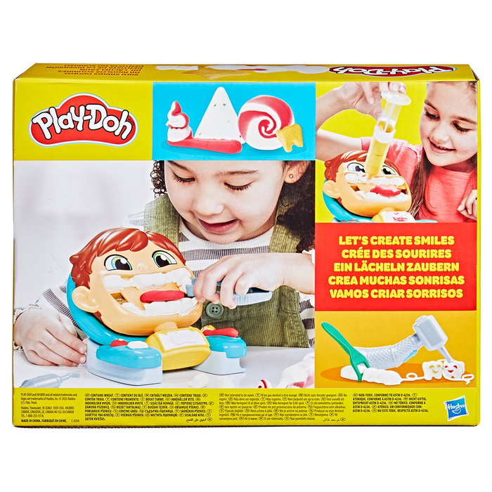 Hasbro Play-Doh Silly Smiles Dentist Set Dentiste Créatif 5 Pâtes 284g Jeu Enfant 3 Ans+