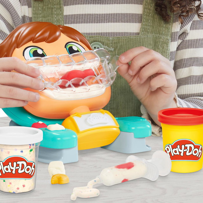 Hasbro Play-Doh Silly Smiles Dentist Set Dentiste Créatif 5 Pâtes 284g Jeu Enfant 3 Ans+