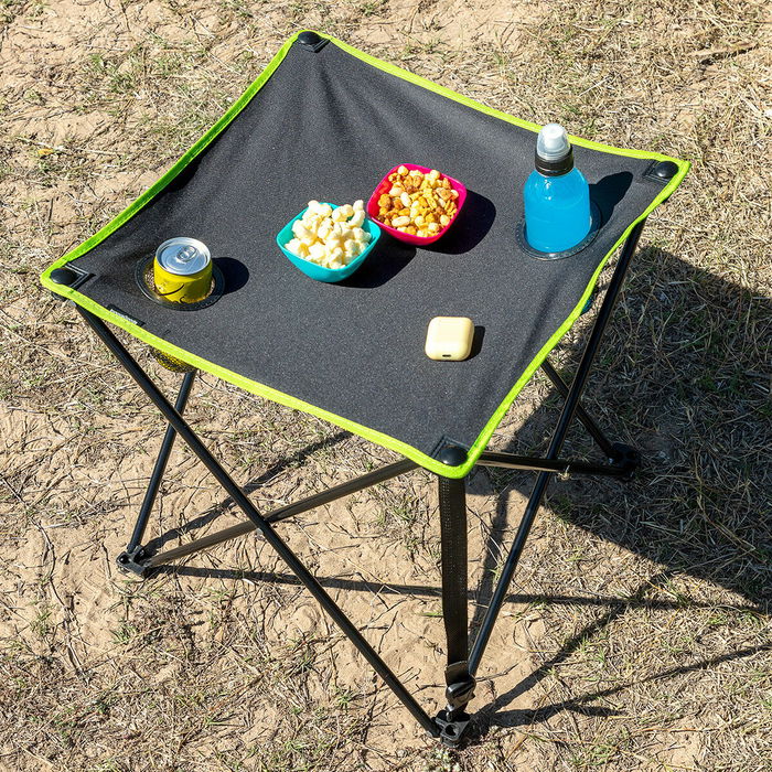 Table de Camping Pliable en Tissu avec Housse Cafolby InnovaGoods Table de Camping Pliable en Tissu avec Housse Cafolby InnovaGoods