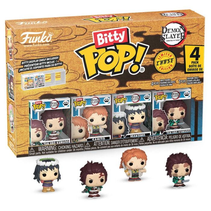 Funko Bitty POP! Demon Slayer: Kimetsu no Yaiba Lot de 4 figurines Tanjiro Funko Bitty POP! Demon Slayer: Kimetsu no Yaiba Lot de 4 figurines Tanjiro