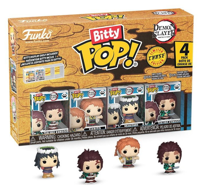 Demon Slayer: Kimetsu no Yaiba pack 4 figurines Bitty POP! Vinyl Tanjiro 2,5 cm Demon Slayer: Kimetsu no Yaiba pack 4 figurines Bitty POP! Vinyl Tanjiro 2,5 cm