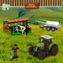 Tachan Set de Ferme 7 Pièces avec Tractor, Chevaux et Figure T01051 - Tracteur à friction avec effets lumière et son