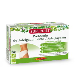 SUPERDIET Protocole Amincissant Bio 30 ampoules