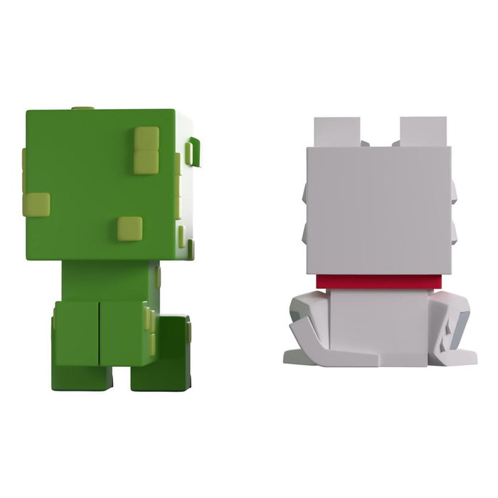Youtooz Minecraft Vinyl figurines Wolf and Creeper Monitor Buddiez