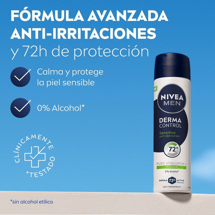 Nivea Déodorant Spray Derma Control Sensitive 200 ml