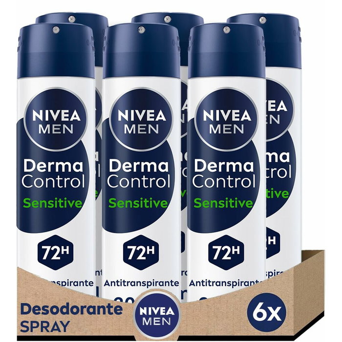 Nivea Déodorant Spray Derma Control Sensitive 200 ml