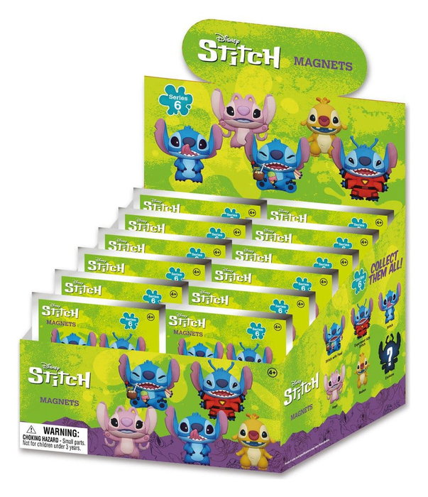 Lilo & Stitch Blind Pack présentoir aimants 3D Stitch Series 6 (12) Lilo & Stitch Blind Pack présentoir aimants 3D Stitch Series 6 (12)