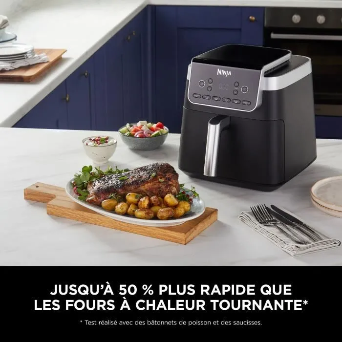Ninja AF180EU Max Pro - Friteuse sans huile 6,2L, 2000W, 6 programmes de cuisson (Frire, Rôtir, Déshydrater, Réchauffer) Ninja AF180EU Max Pro - Friteuse sans huile 6,2L, 2000W, 6 programmes de cuisson (Frire, Rôtir, Déshydrater, Réchauffer)