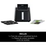 Ninja AF180EU Max Pro - Friteuse sans huile 6,2L, 2000W, 6 programmes de cuisson (Frire, Rôtir, Déshydrater, Réchauffer)