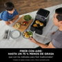 Ninja AF180EU Max Pro Friteuse sans huile 6,2 L, 2000 W, Noir et Gris