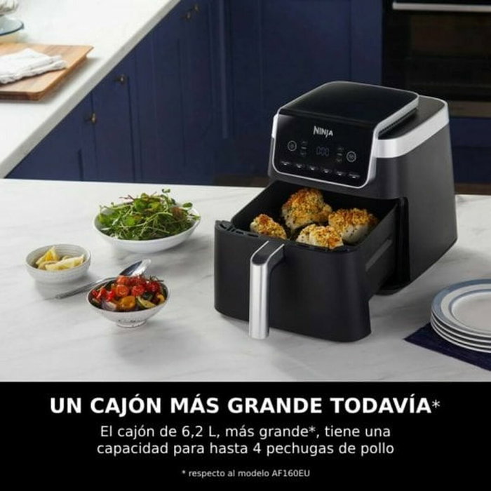 Ninja AF180EU Max Pro Friteuse sans huile 6,2 L, 2000 W, Noir et Gris Ninja AF180EU Max Pro Friteuse sans huile 6,2 L, 2000 W, Noir et Gris