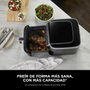 Ninja AF180EU Max Pro Friteuse sans huile 6,2 L, 2000 W, Noir et Gris