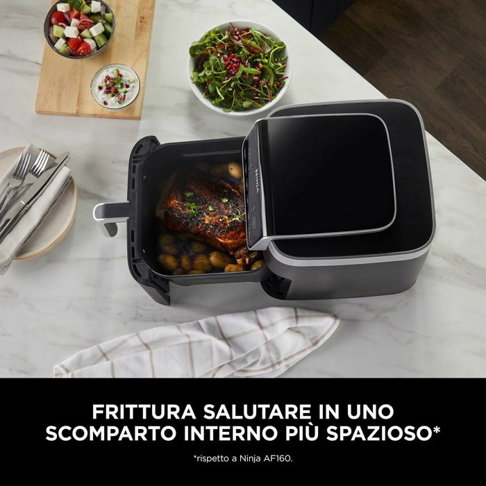 Ninja AF180EU Max Pro Friteuse sans huile 6,2 L, 2000 W, Noir et Gris Ninja AF180EU Max Pro Friteuse sans huile 6,2 L, 2000 W, Noir et Gris