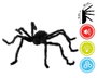 BigBuy Carnival Araignée Géante Animée avec Lumière, Son et Mouvement 100 cm Noir