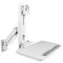ICY BOX IB-WS700-W Station de travail assise-debout Blanche