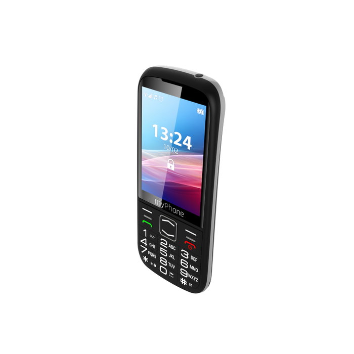 Myphone Halo 4 Black - Téléphone Mobile 3,5 Pouces, 2 MP, 4G LTE, Bluetooth, Dual SIM, Batterie 2500 mAh Myphone Halo 4 Black - Téléphone Mobile 3,5 Pouces, 2 MP, 4G LTE, Bluetooth, Dual SIM, Batterie 2500 mAh