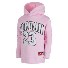 Sweat-shirt à capuche fille Jordan Jordan Hbr Flc Po Hoodie Rose 8-10 ans