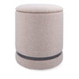 Vinthera Pouf Moa avec Rangement Beige 32x40 cm Poids Max 100 kg (2 Unités)