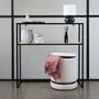Vinthera Pouf Moa avec Rangement Beige 32x40 cm Poids Max 100 kg (2 Unités)