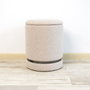 Vinthera Pouf Moa avec Rangement Beige 32x40 cm Poids Max 100 kg (2 Unités)
