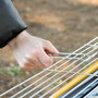 Barbecue Portable Aktive Acier 89 x 33 x 33 cm Jaune
