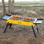 Barbecue Portable Aktive Acier 89 x 33 x 33 cm Jaune