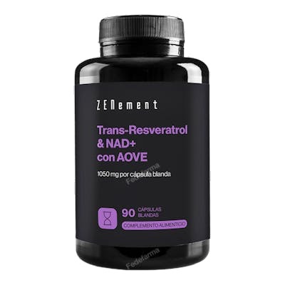 ZENEMENT TRANS RESVERATROL-NAD+ avec AOVE 90 capsules ZENEMENT TRANS RESVERATROL-NAD+ avec AOVE 90 capsules