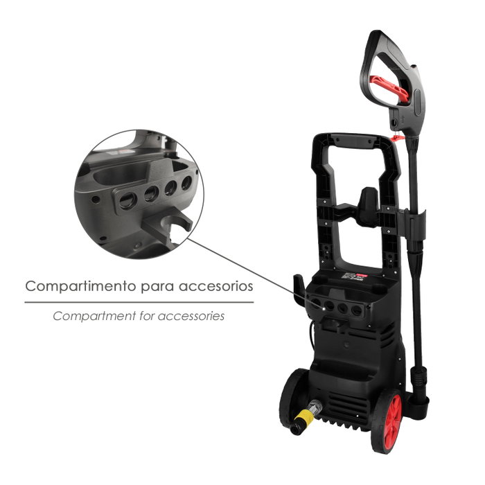 WOLFPACK LINEA PROFESIONAL Nettoyeuse haute pression 135 Bar 1800W WOLFPACK LINEA PROFESIONAL Nettoyeuse haute pression 135 Bar 1800W