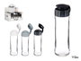 Vivalto Salière en Cristal 112 ml Couleurs Assorties Blanc, Noir, Gris 3x13x5 cm (Set de 24)