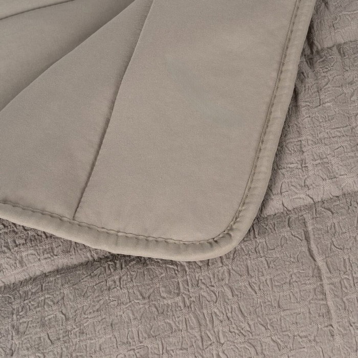 Couvre-lit Taupe 180 x 1 x 260 cm