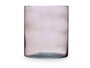 GIFTDECOR Vase Cylindrique en Verre Gris