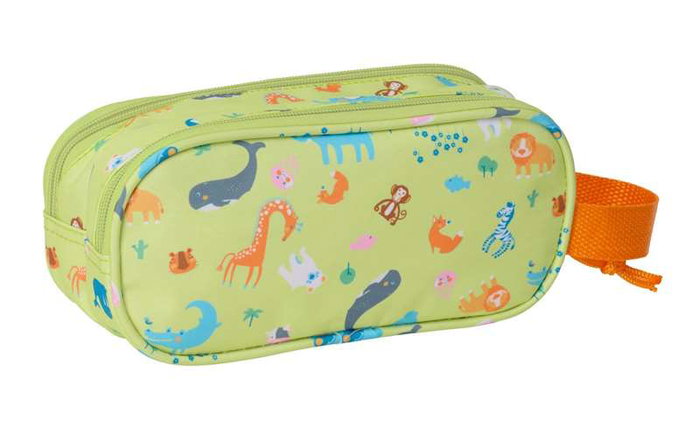 Safta Portatodo Double 3D Léon - Porte-tout double en forme de lion 3D pour enfant, 21 x 8 x 6 cm Safta Portatodo Double 3D Léon - Porte-tout double en forme de lion 3D pour enfant, 21 x 8 x 6 cm