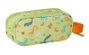 Safta Portatodo Double 3D Léon - Porte-tout double en forme de lion 3D pour enfant, 21 x 8 x 6 cm