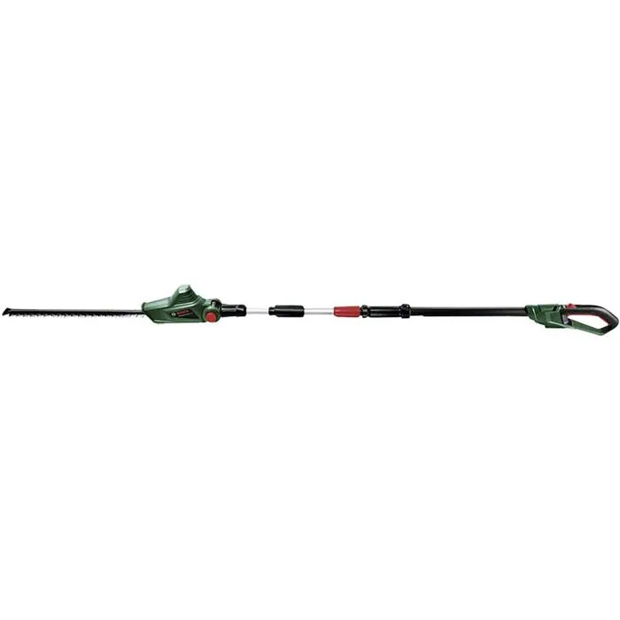Bosch Taille-haies sur perche téléscopique sans fil UniversalHedgePole 18 - Lame 43 cm, tête pivotante, système anti-blocage, léger