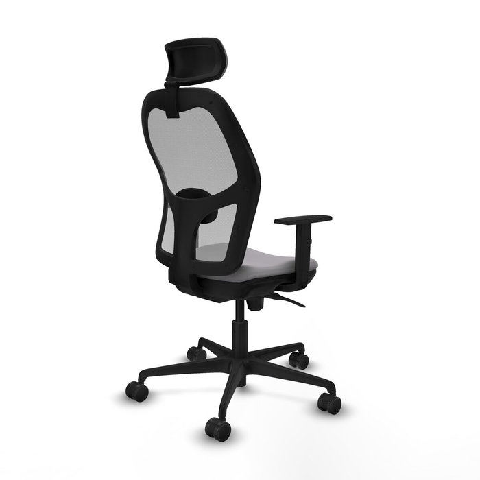 Piqueras y Crespo Chaise de Bureau avec Appui-tête Jorquera 1D036N2 Gris