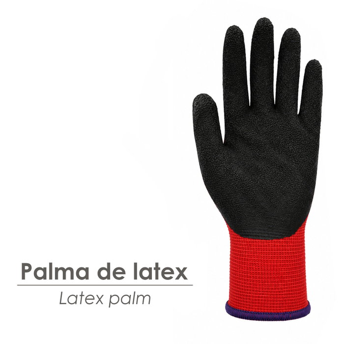 WOLFPACK LINEA PROFESIONAL Gants Gripflex Latex/Nylon Taille 10 pouces