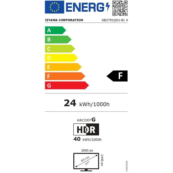 Iiyama G-MASTER Gold Phoenix GB2791QSU-B1 27 2560x1440 320Hz