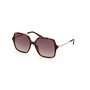 Guess GU7845 Lunettes de soleil femme forme carrée matériau injecté pont 17mm diamètre verre 57mm branches 140mm