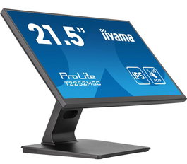 iiyama - Écran tactile PCAP 21,5 pouces - Panneau IPS slim Full HD 1080p - HDMI, DisplayPort, USB 3.0 - Revêtement anti-empreintes