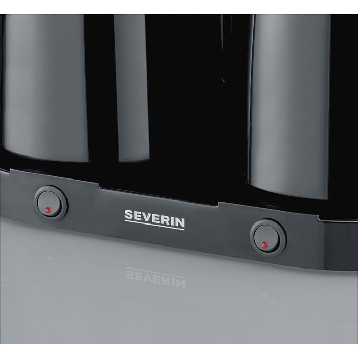 Severin KA9315 Cafetière Filtre Isotherme Duo - Noir