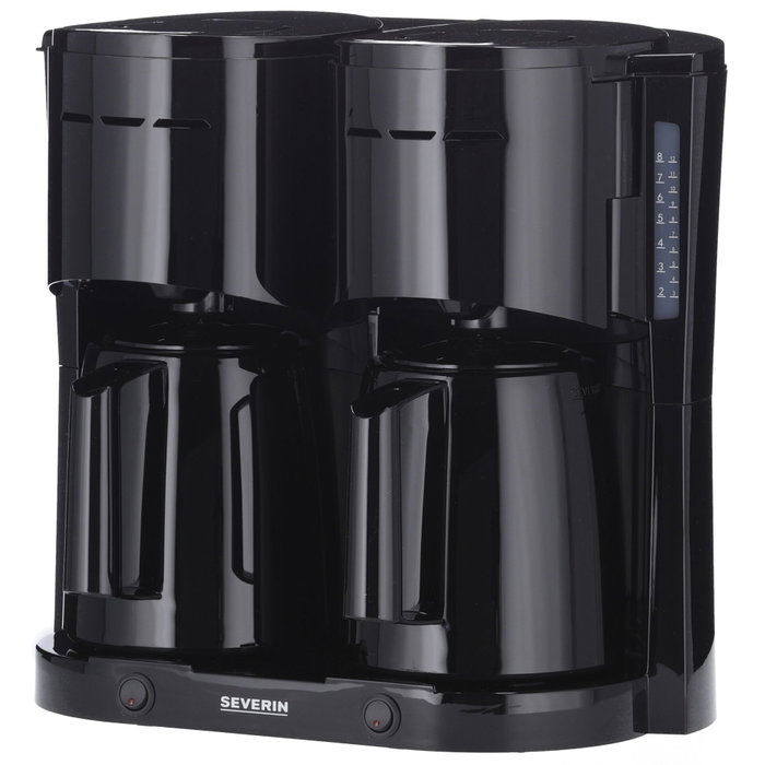 Severin KA9315 Cafetière Filtre Isotherme Duo - Noir